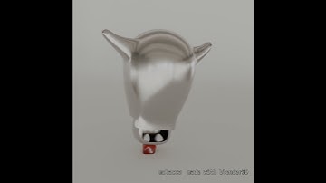 Cute monster dancing #blender #3dcharactermodeling