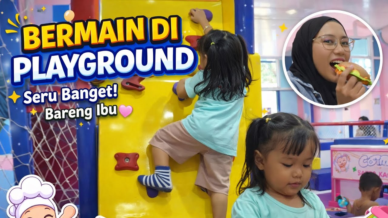 Bermain di playground 