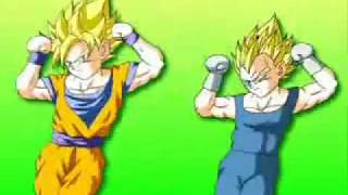 Goku Y Vegeta Bailando