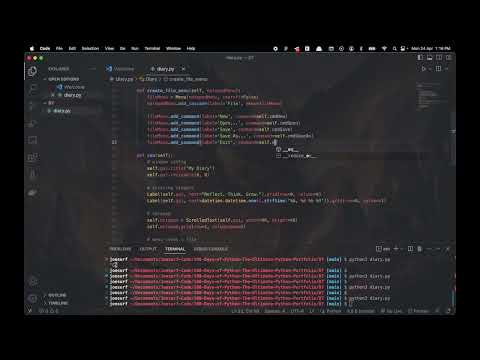 Build your personal diary in Python -- Mechanical Keyboard