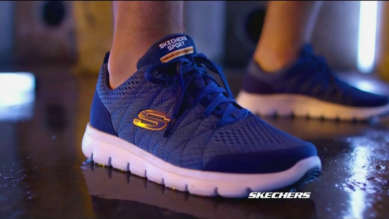 pavimento Guia Procesando SKECHERS Sport Con Memory Foam (2018) - YouTube