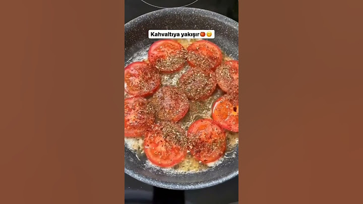 domatesli kaşarlı yumurta tarifi #kahvaltılıktarifler