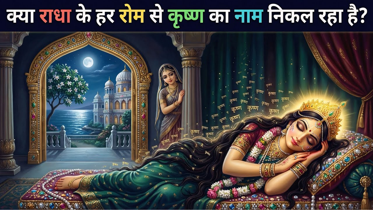 जानिए क्यों श्री राधा के रोम-रोम से निकला कृष्ण का नाम? 99% लोग नहीं जानते… @Tilak 