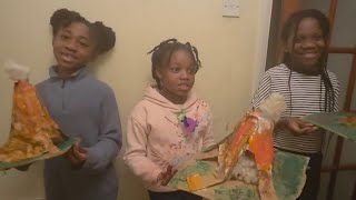 Year 3 School Project - Volcano (Art Activities Part 10)