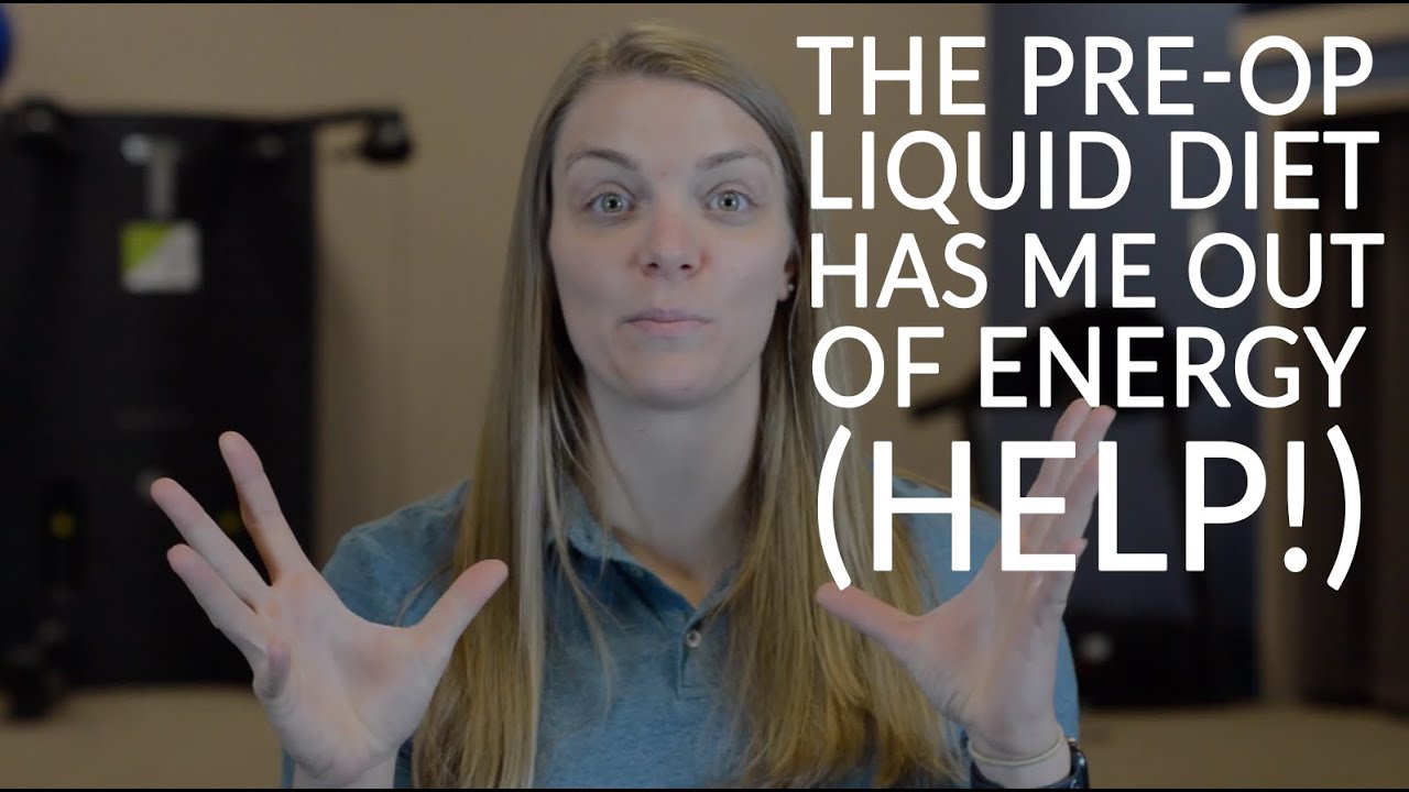 LIQUID DIET | Feeling Out of Energy with the Bariatric Surgery Pre-Op Diet
