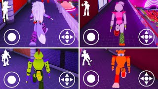 What if I BECOME ALL FNAF CHARACTERS in Roblox?