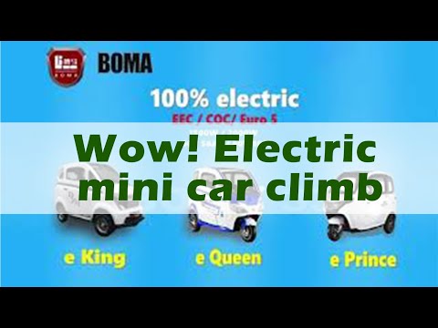 BOMA best Quality Test (Slope climb) 2021 electric cabin scooter EEC EURO5 COC