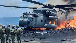45 US and German helicopters carrying 6000 elite troops were hit by Russian anti aircraft missiles