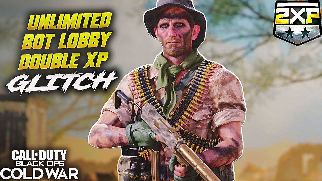 *NEW* COLD WAR UNLIMITED DOUBLE LEVEL/WEAPON XP BOT LOBBY GLITCH!AFTER PATCH/HOTFIX 1.18!
