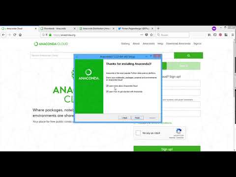 Instalacion de anaconda3 en windows