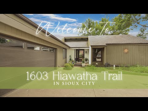1603 Hiawatha Trail, Sioux City, IA home video tour