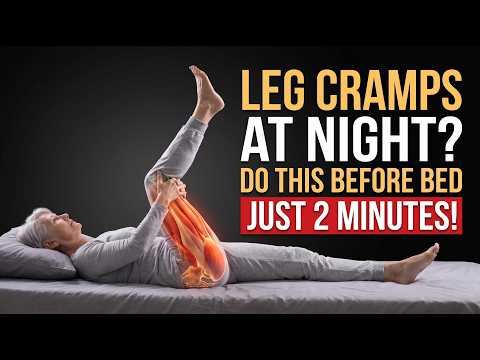 Wake Up With Leg Cramps at Night? Do This 2-Minute Stretch Before Bed | Senior Health
