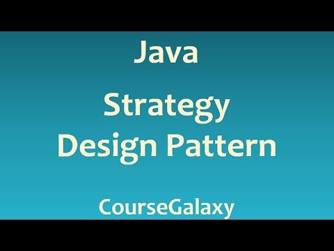 Strategy Design Pattern In Java