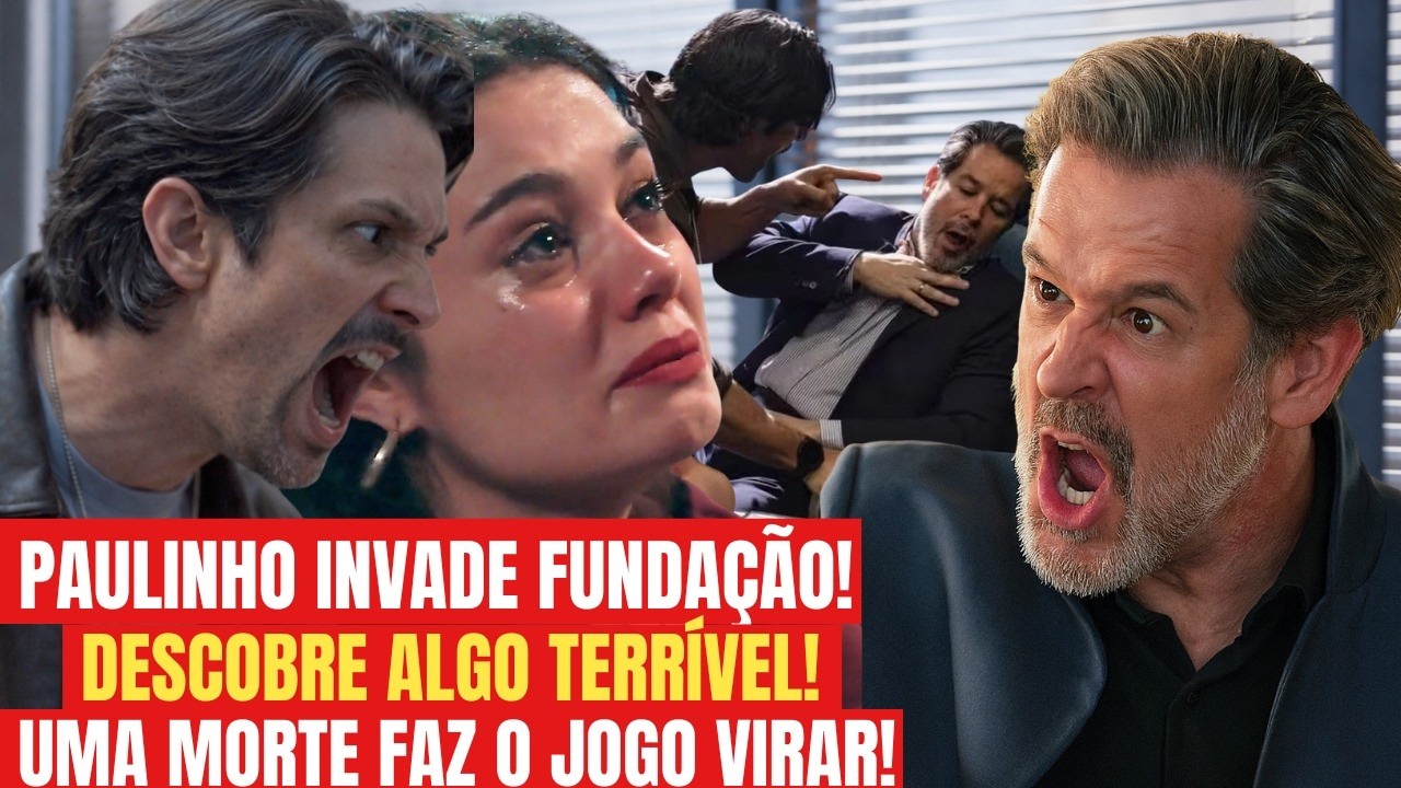TRÊS GRAÇAS - Paulinho INVADE FUNDAÇÃO e DESCOBRE AÇGO TERRÍVEL, uma MORTE MUDA TUDO! resumo!