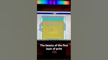 Laying the Foundation: 3D Printing the First Layer! #3DPrinting #3dprintingtechnology  #FirstLayer