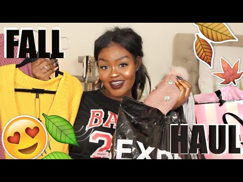 HUGE Fall Try On Haul 2017 ! Express, Nike, LEVIS & Victoria's Secret