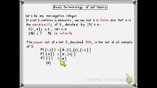 Discrete Structures [Lecture 13 / Segment 2] - Intro to set theory- Part 2/10