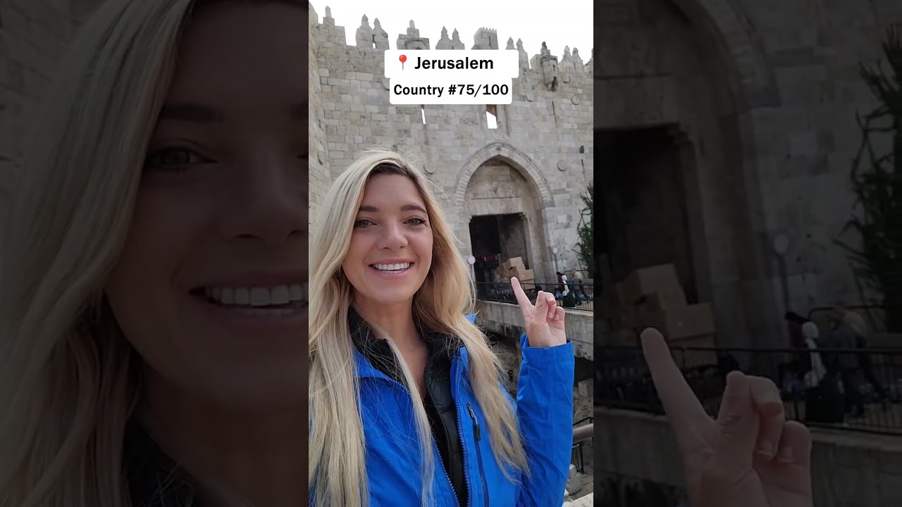 Things to see in Jerusalem pt. 1  #travelshorts #travel  #couples  #travelvlogs
