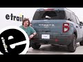 etrailer | Installing the TowSmart Trailer Hitch Receiver on a 2021 Ford Bronco Sport