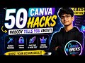 🚀 50 Canva Hacks Nobody Tells You About (2026 Edition) | Hidden Features &amp; Secret Tricks #CanvaHacks
