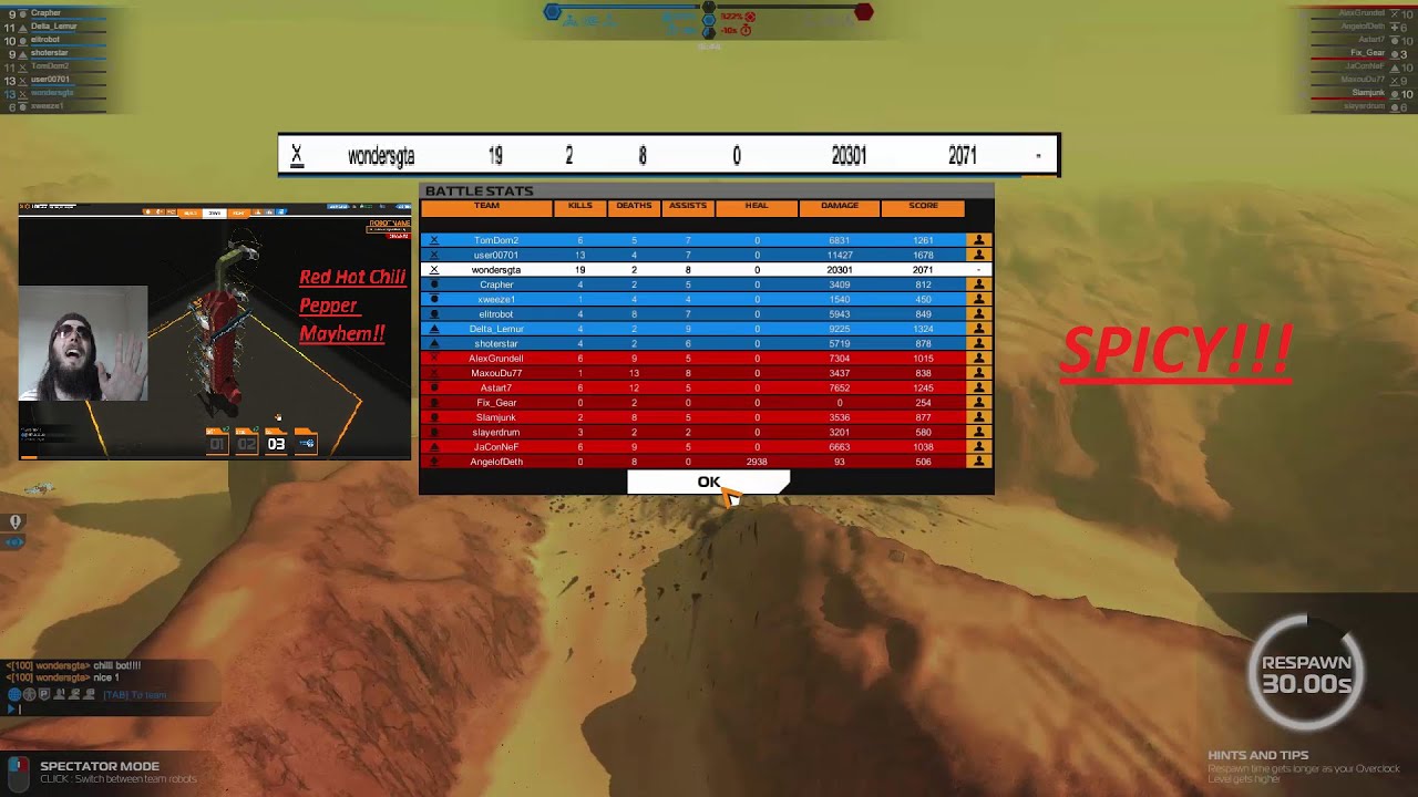 Chili Bot - 19 kills 2 deaths!! - Robocraft Unleashed - YouTube