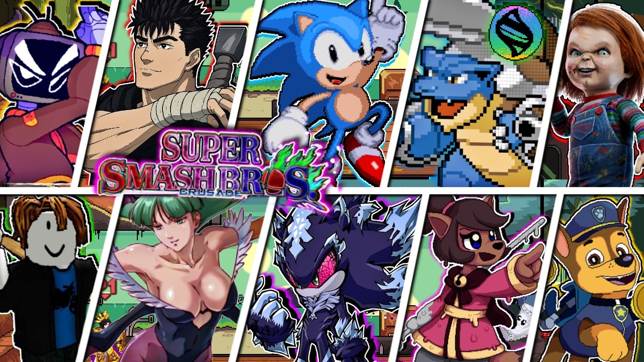 SSBC 0.9.5 MODS: Все финальные удары (Super Smash Bros Crusade)