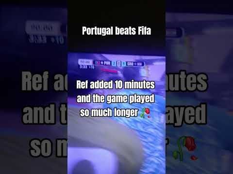 Portugal won fair and square