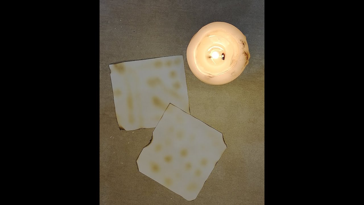 DIY Vintage paper | Burnt paper effect