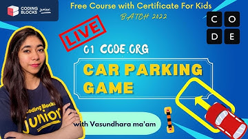 1. Car Parking Game | Sprite Lab | The Best FREE Coding Course for kids | CBJr