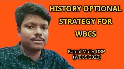 HISTORY OPTIONAL STRATEGY FOR WBCS | KAMAL MAITY DSP WBCS 2020 TOPPER INTERVIEW @likhetopodcastclips