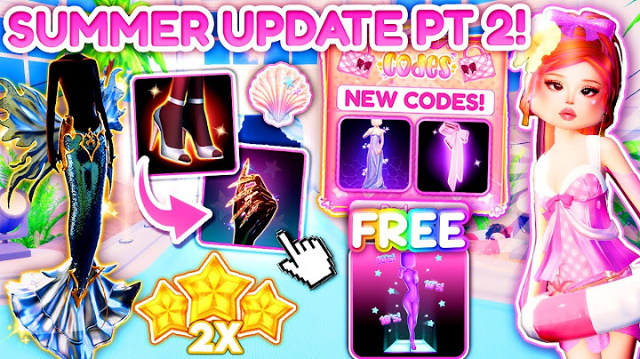 SUMMER UPDATE PT 2 OUT NOW! *NEW ITEMS*, FREE WALK PACK, NEW SIREN TAIL | Dress To Impress Roblox