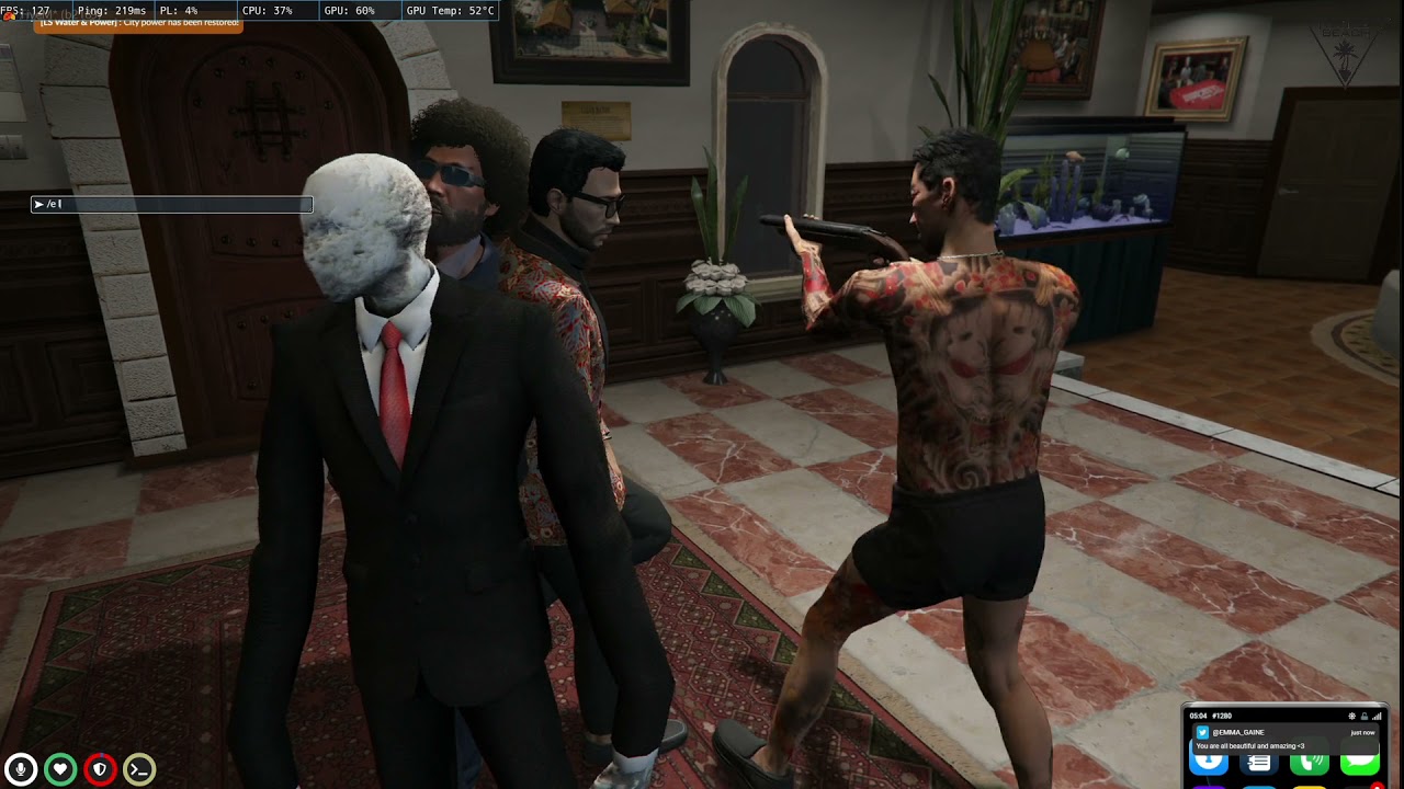 Slender man terrorizes the Clean Manor