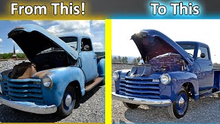 Chevrolet Truck Restoration Project - Abandoned Chevy Pick Up 3100