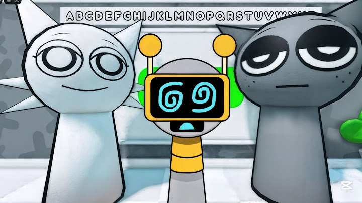 Sprunki Fun-Bot Played Sprunki Wenfa and Gray School run obby in ROBLOX