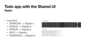 Logging by Napier (Kotlin Multiplatform Learning Shared UI Todo App)