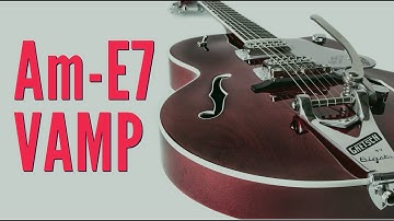 Guitar Jam Track - A Minor - E7 Vamp for Improvisation and Soloing