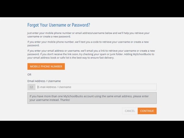 Reset Your Password Using Your Email Address/Username - Youtube