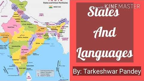 States And Languages (EVS Class-4: From The Window) By: Tarkeshwar Pandey #States_Languages #EVS_4