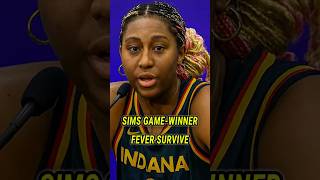 Odyssey Sims SHOCKS Sparks With Game-Winner | Fever Survive Without Clark!