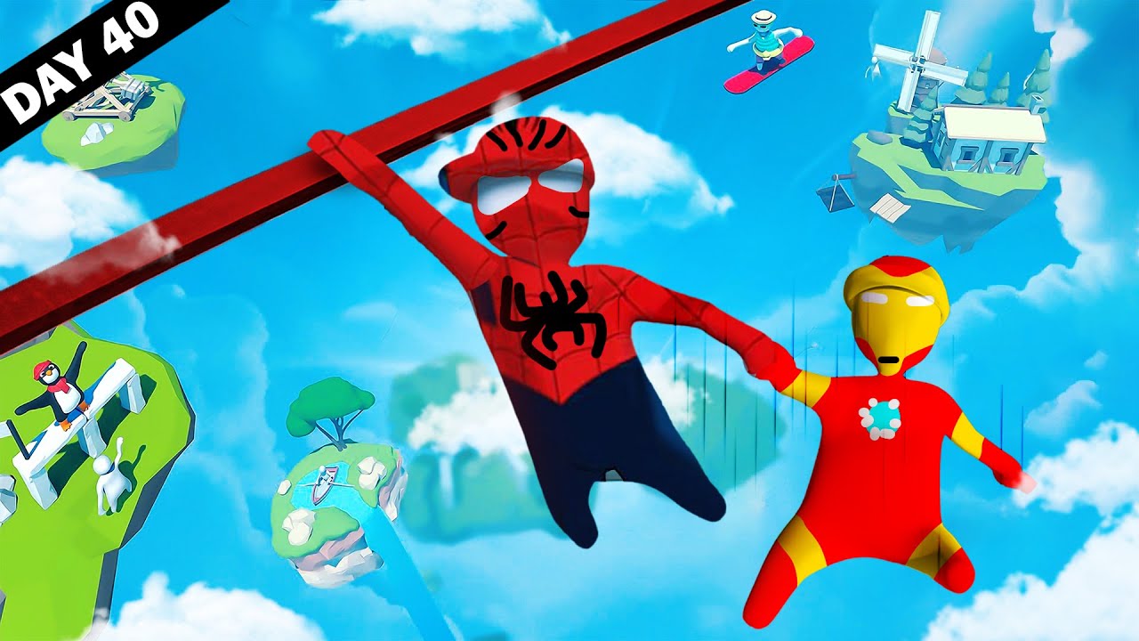 Spiderman Fun In Human Fall Flat!