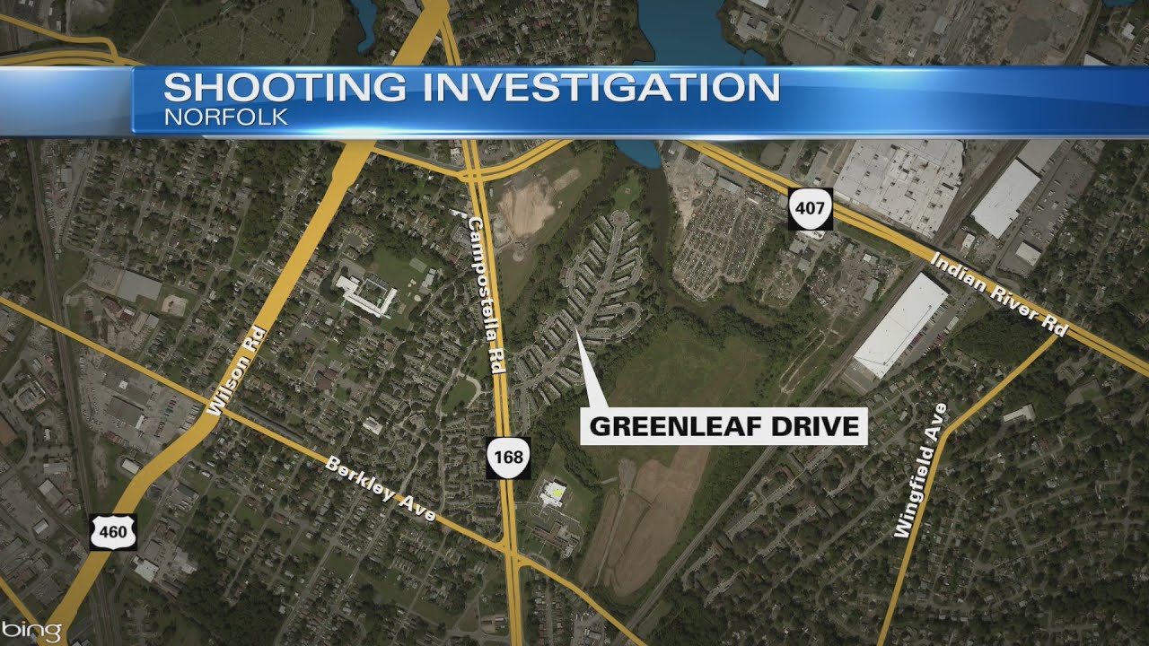 Woman shot on Greenleaf Drive in Norfolk YouTube