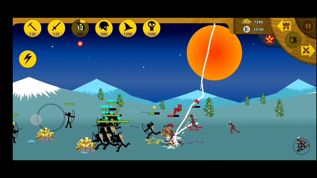 Kin Stik king Stick War Legacy chế độ giải đấu (cực khó) - YouTube
