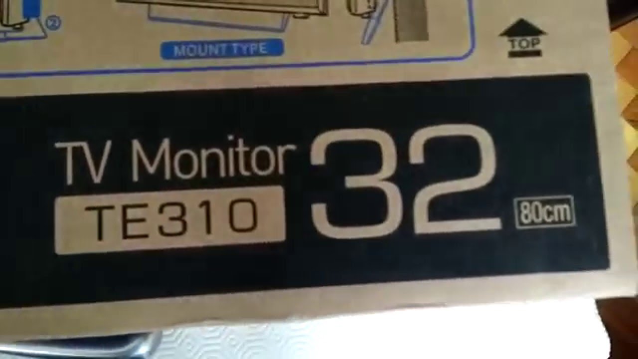 32" Samsung Full HD TV or PC Monitor LT32E310EX Unboxing and Reflection - YouTube