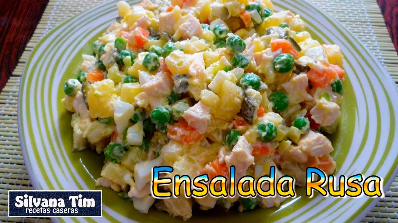 Receta de ENSALADA RUSA al vapor en la Vaporera eléctrica / recetas caseras