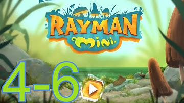 Rayman Mini 4-6: Clockwork Spikes - 100% Walkthrough Gameplay - APPLE ARCADE
