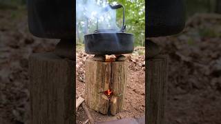 Mini Swedish Torch 🪵🔥 - The Orginal Bushcraft Camping Stove