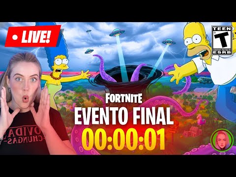 EVENTO FINAL DE LOS SIMPSONS X FORTNITE Y NUEVA TEMPORADA