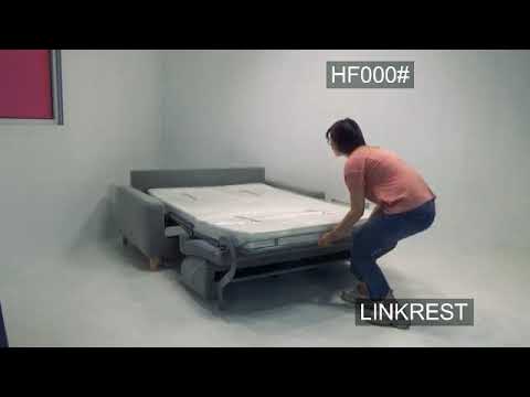 Linkrest patent one step sofa bed mechanism,real high leg
