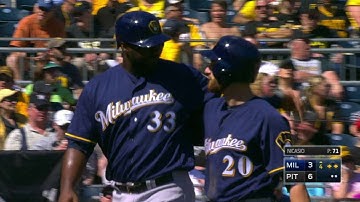 MIL@PIT: Nieuwenhuis drives in two runs on a single