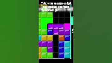 Tetris Tutorial: T-spins for beginners! #Shorts Version